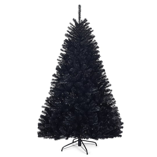 6ft. Unlit Black Artificial Christmas Tree